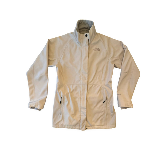 The‎ North Face Women’s Beige TNF Apex Jacket Size XL - Softshell Windproof Coat - Picture 1 of 7
